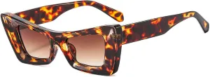 COTIA Cat Eye Sunglasses Women Fashion Vintage Square Men Personality Design Sun Glasses UV400 Eyewear