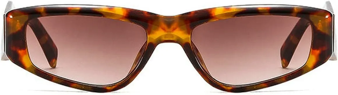 COTIA Cat Eye Sunglasses Women Retro Unique Irregular Glasses for Women Vintage Polygon Sun Glasses Eyewear