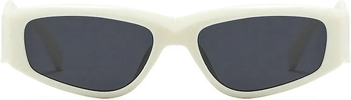 COTIA Cat Eye Sunglasses Women Retro Unique Irregular Glasses for Women Vintage Polygon Sun Glasses Eyewear