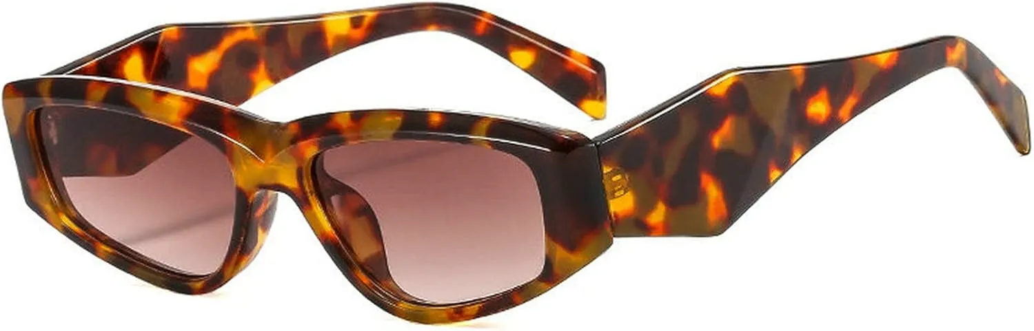 COTIA Cat Eye Sunglasses Women Retro Unique Irregular Glasses for Women Vintage Polygon Sun Glasses Eyewear
