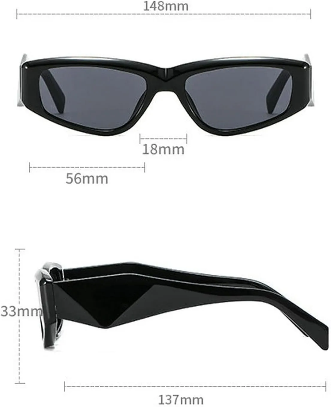 COTIA Cat Eye Sunglasses Women Retro Unique Irregular Glasses for Women Vintage Polygon Sun Glasses Eyewear