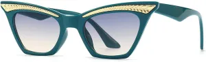 COTIA Fashion Cat Eye Sunglasses Women Vintage Sun Glasses Ladies Shades UV400 Eyewear Goggles