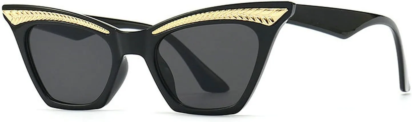 COTIA Fashion Cat Eye Sunglasses Women Vintage Sun Glasses Ladies Shades UV400 Eyewear Goggles