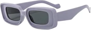 COTIA Fashion Retro Square Candy Colors Shades UV400 Trendy Small Rectangle Vintage Sunglasses Women Men W35