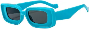 COTIA Fashion Retro Square Candy Colors Shades UV400 Trendy Small Rectangle Vintage Sunglasses Women Men W35