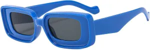 COTIA Fashion Retro Square Candy Colors Shades UV400 Trendy Small Rectangle Vintage Sunglasses Women Men W35