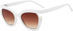 COTIA Vintage Gradient Women's Sunglasses Fashion Elegant Pearl Decoration Sun Glasses Female Luxury Cat Eye Eyeglasses