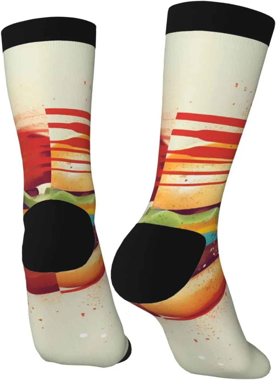 Crew Athletic Socks Moisture-Wicking Running Sock Tomorrow I'll Start Running Casual Calf Socks for Men Women