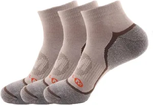 CSCDD Men's Wool Outdoor Hiking Hiker Cushion Low Cut Socks Hiking Crew Socks