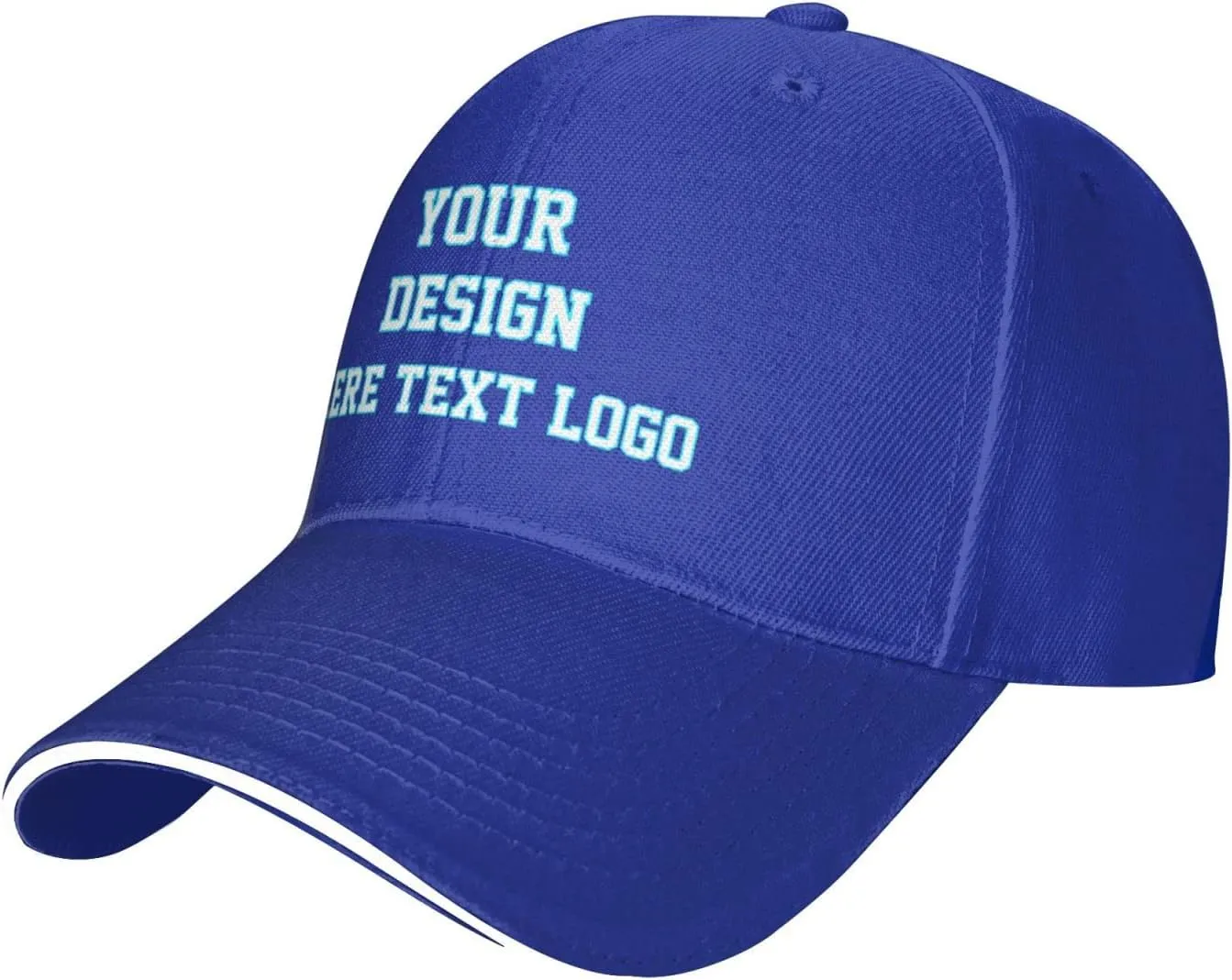 Custom Baseball Cap for Men Personalized Baseball Cap Custom Baseball Cap with Your Text Black
