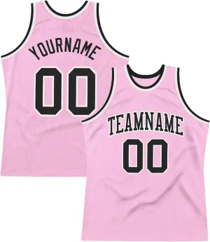Custom Name Team Name Number Cream Black-Blue Authentic Throwback Basketball Jersey, Personalized Uniform Basketball Shirt