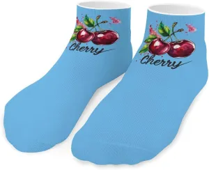 Cute Cherry Ankle Socks Breathable Low Cut Sports Socks Casual No Show Sock for Women Men