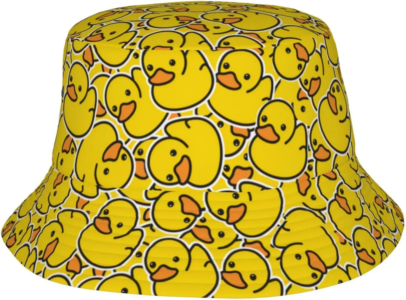 Cute Duck Print Sun Hats Fashion Bucket Hat for Men Women Summer Outdoor Travel Beach Boonie Cap