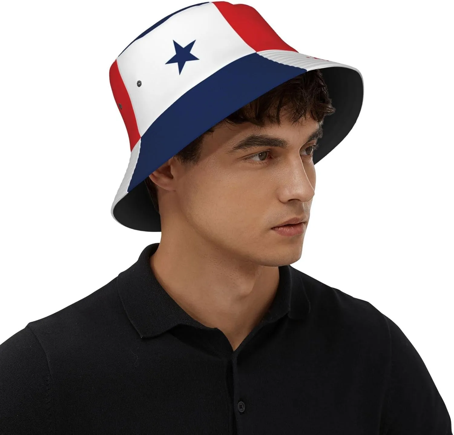 Cute Flag Bucket Hat Wide Brim Protection Sun Hat Fishing Hiking Travel Outdoor Flag Hats for Men Women