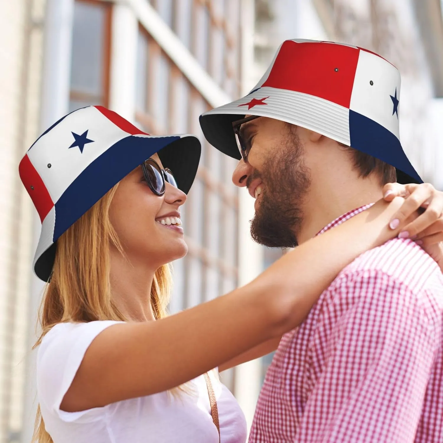 Cute Flag Bucket Hat Wide Brim Protection Sun Hat Fishing Hiking Travel Outdoor Flag Hats for Men Women