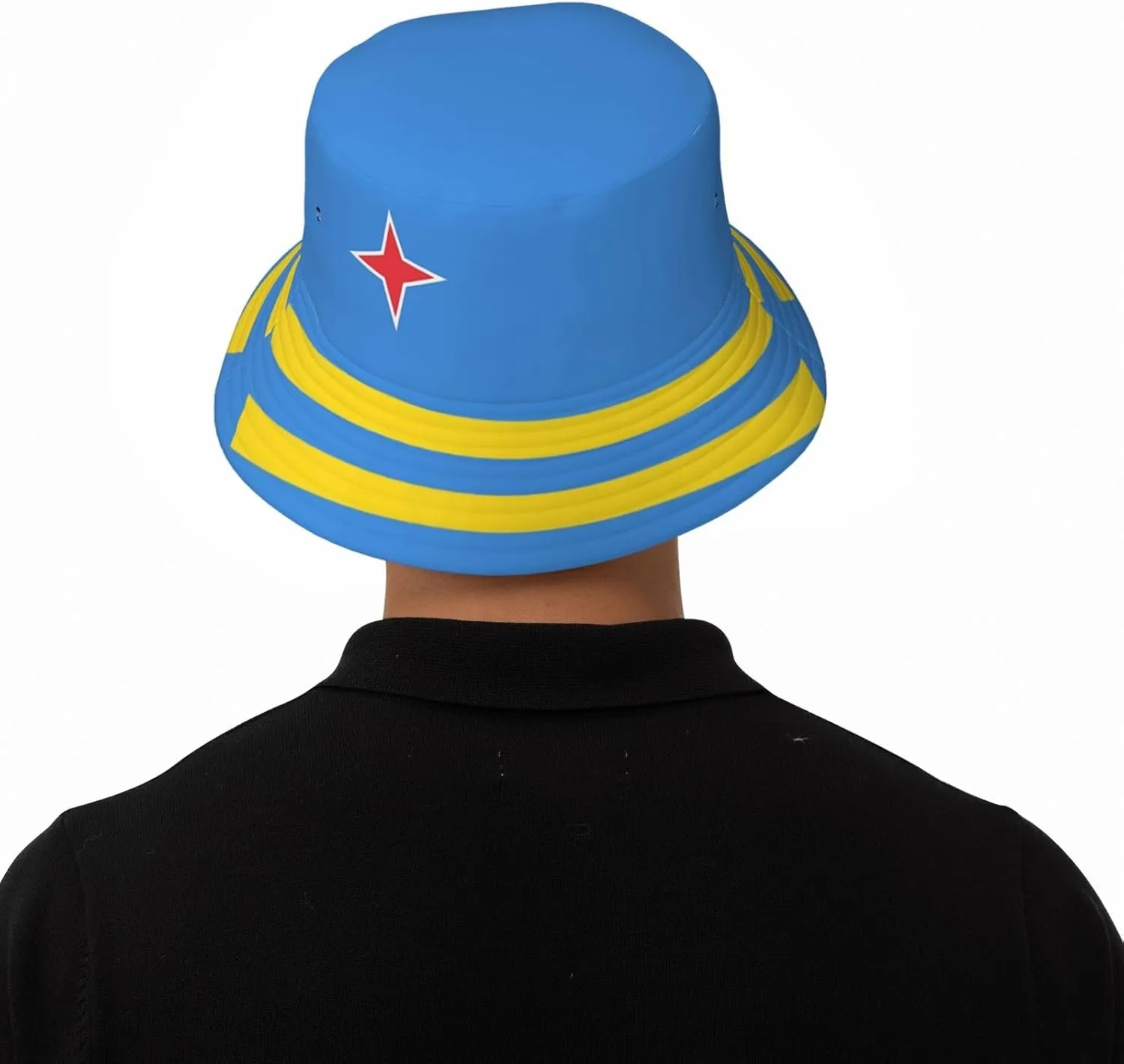 Cute Flag Bucket Hat Wide Brim Protection Sun Hat Fishing Hiking Travel Outdoor Flag Hats for Men Women