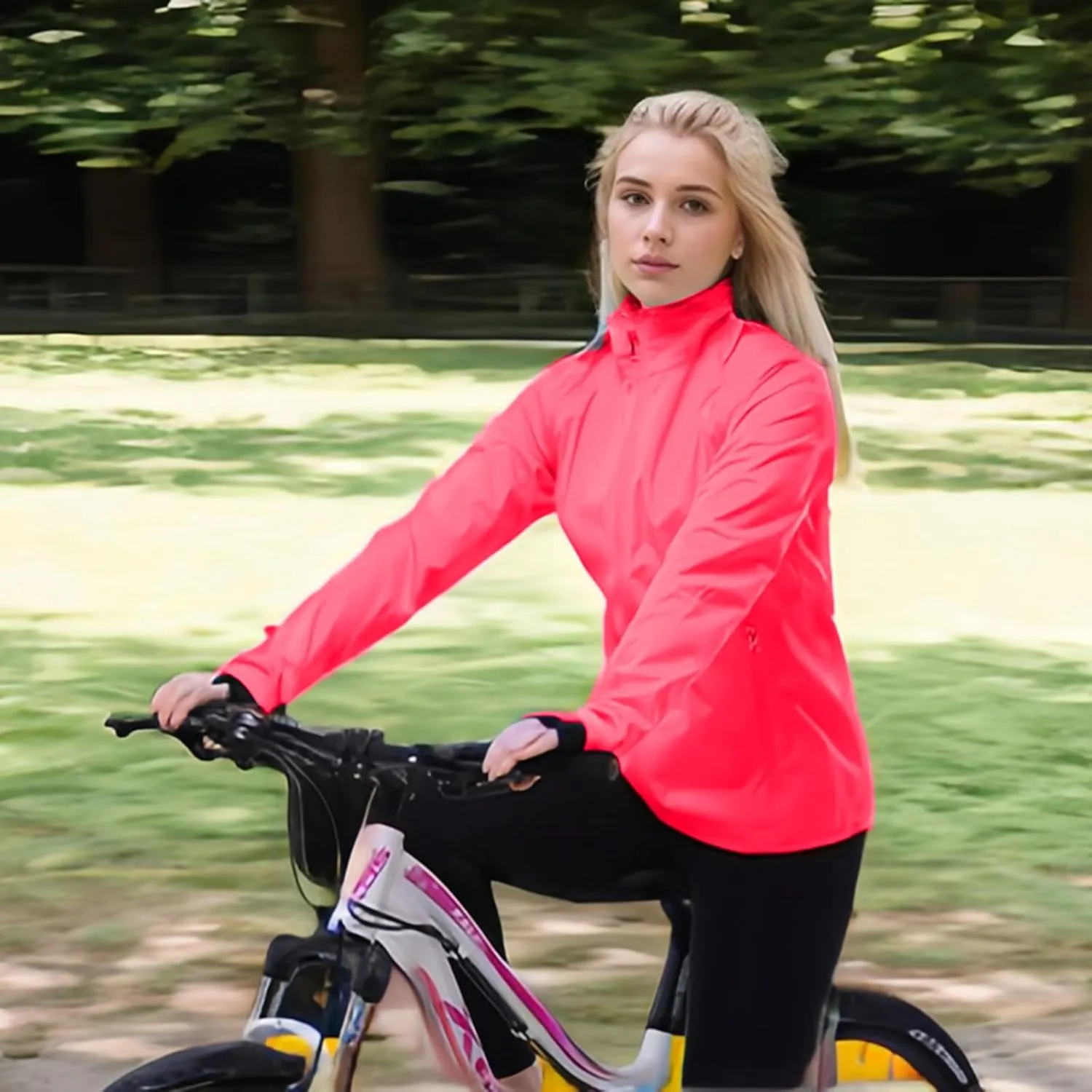 Cycling Jackets For Women Waterproof,Hooded Jacket,Breathable,for Running,Cycling,Golf Hiking