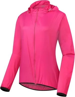 Cycling rain jackets for women, Breathable and Reflective with Hood Cycling Running