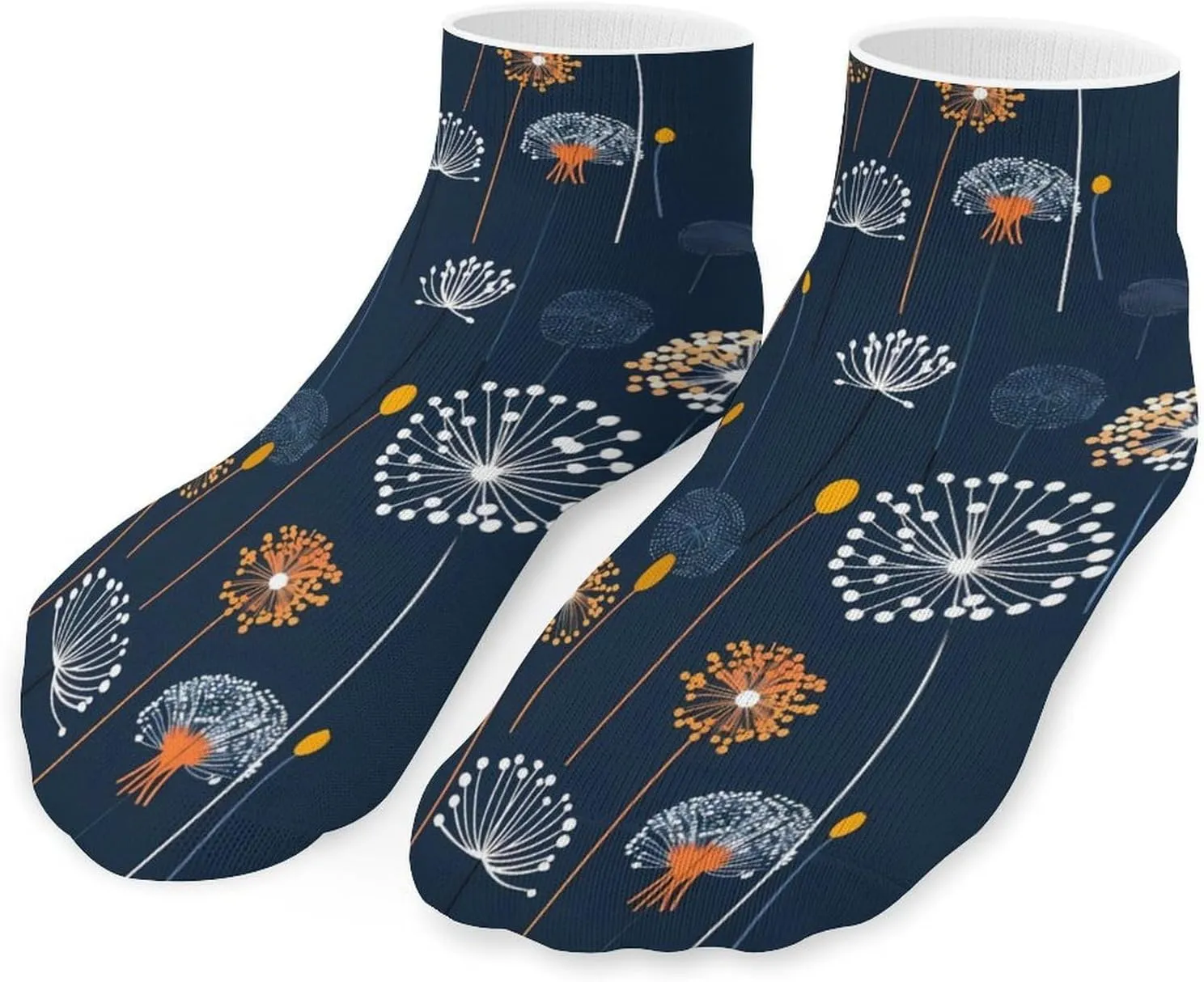 Dandelion Ankle Socks Breathable Low Cut Sports Socks Casual No Show Sock for Women Men
