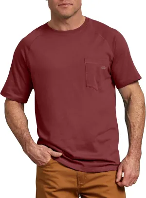 Dickies Men's Short Sleeve Performance Cooling Tee, cane red, 3T
