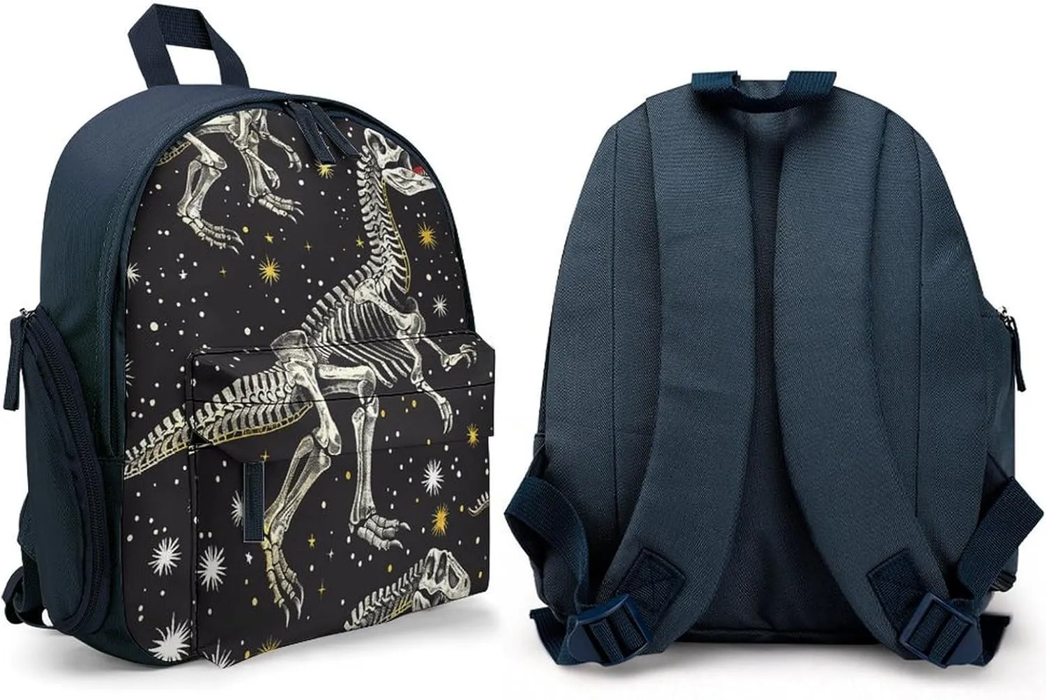 Dinosaur Skeleton Pattern Travel Backpack Casual Bag Lightweight Hiking Backpacks for Business, Travelling, Hiking