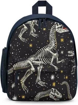 Dinosaur Skeleton Pattern Travel Backpack Casual Bag Lightweight Hiking Backpacks for Business, Travelling, Hiking
