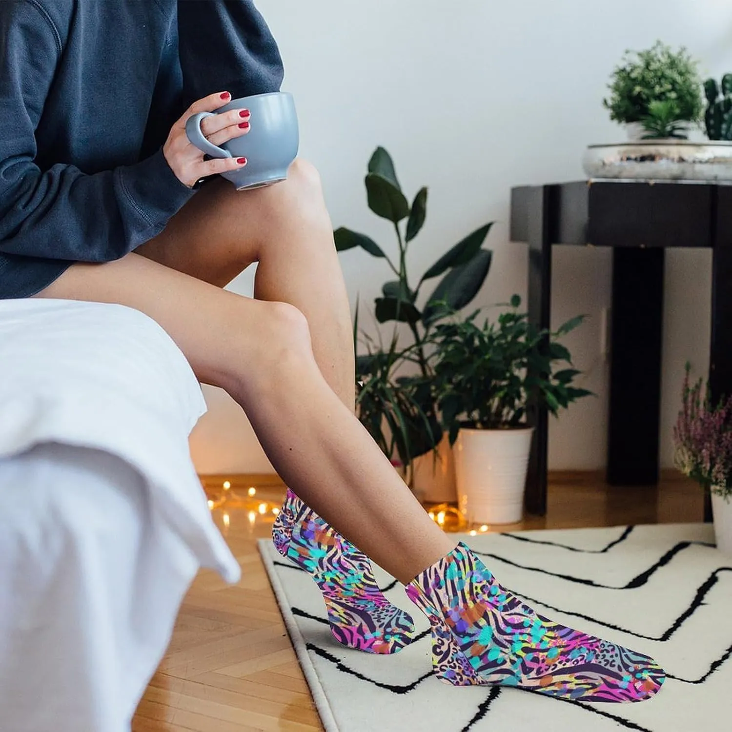 Dress Socks Women Light Casual Running Crew Socks, No Show Funny Novelty Outdoor Socks for Ladies Girl