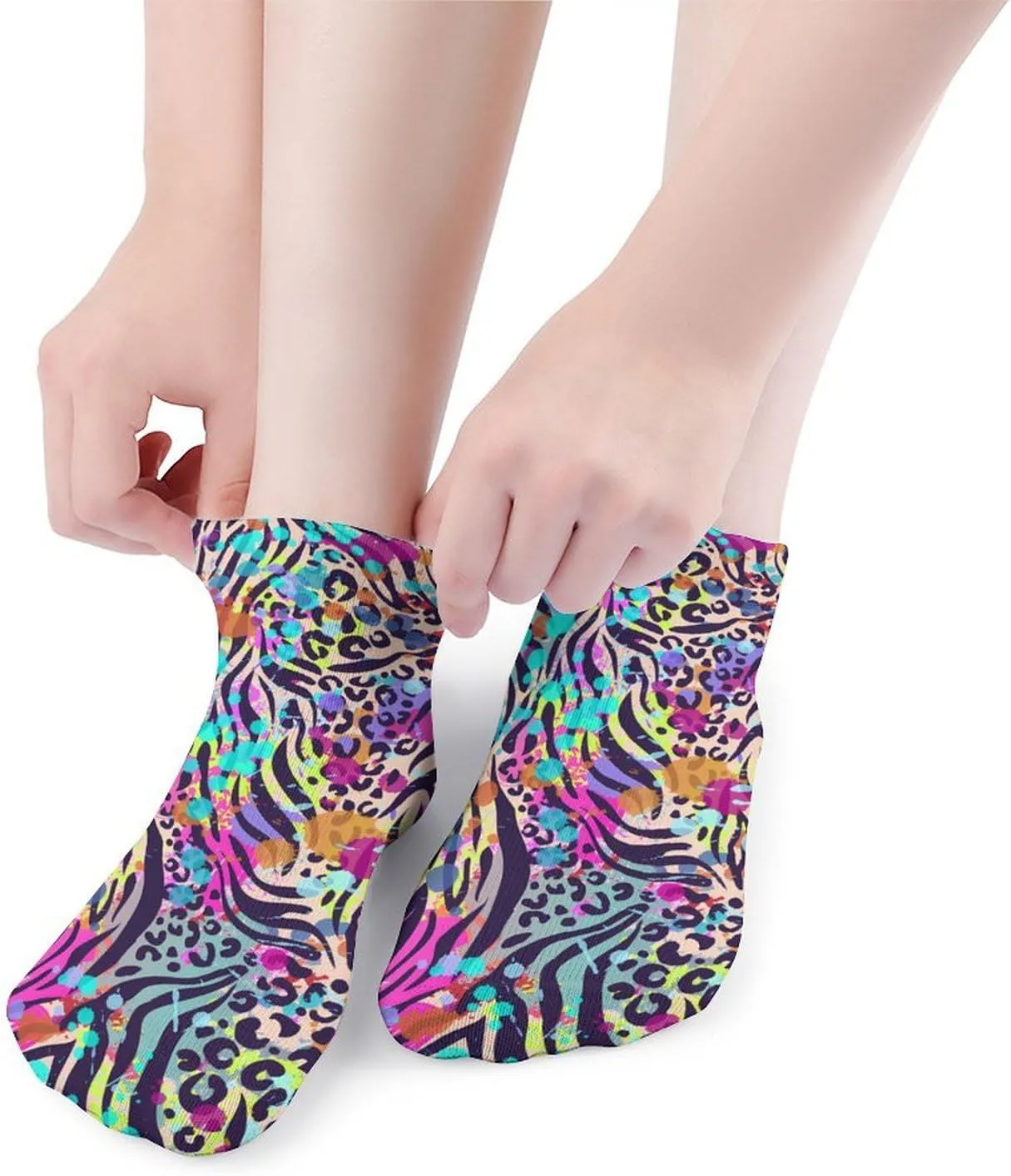 Dress Socks Women Light Casual Running Crew Socks, No Show Funny Novelty Outdoor Socks for Ladies Girl
