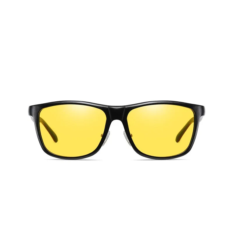 DUCO Polarized Night Vision Glasses for Men and Women Yellow Safety Driving Glasses with UV Protection and Anti Glare Coop - NV
