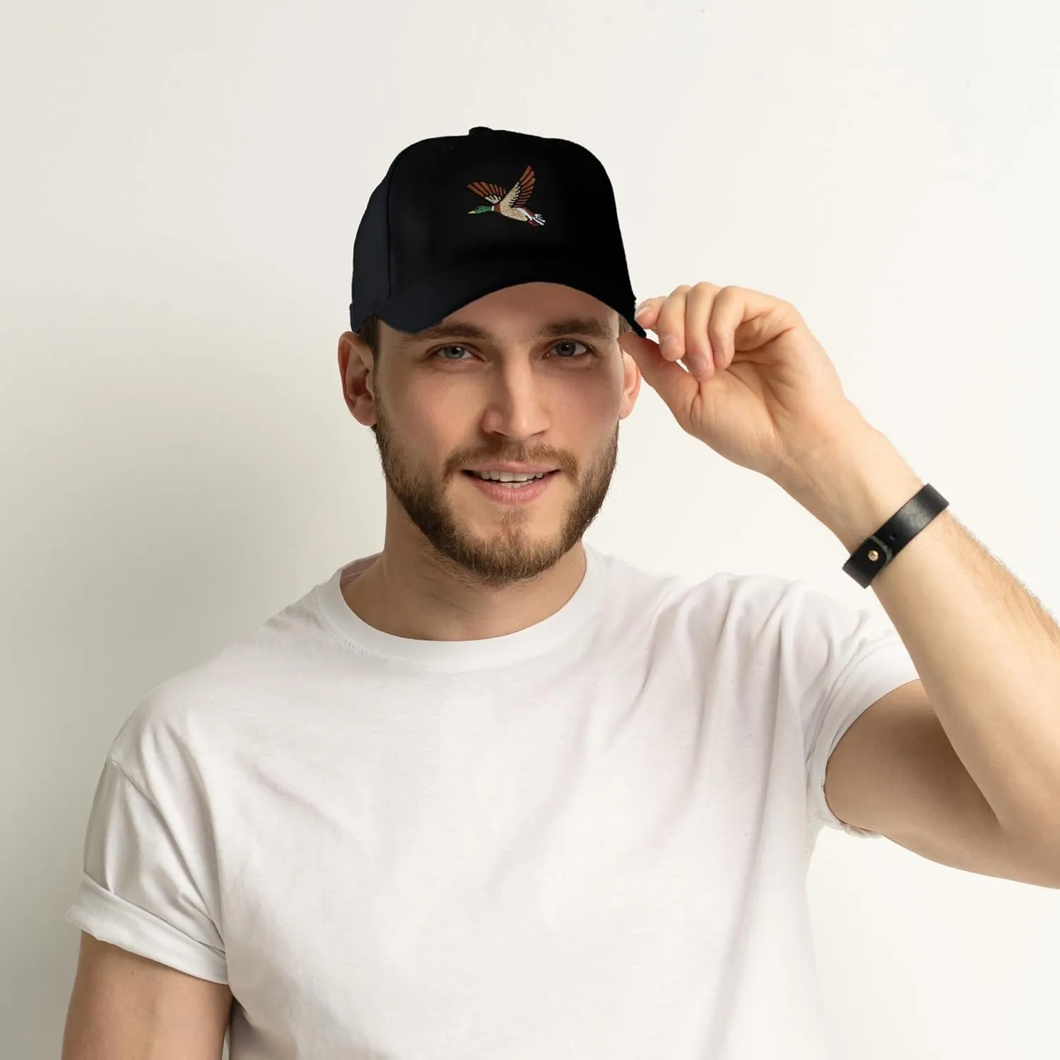 Embroidered Baseball Cap for Women Men Adjustable Baseball Hat Black Baseball Cap Trucker Hat