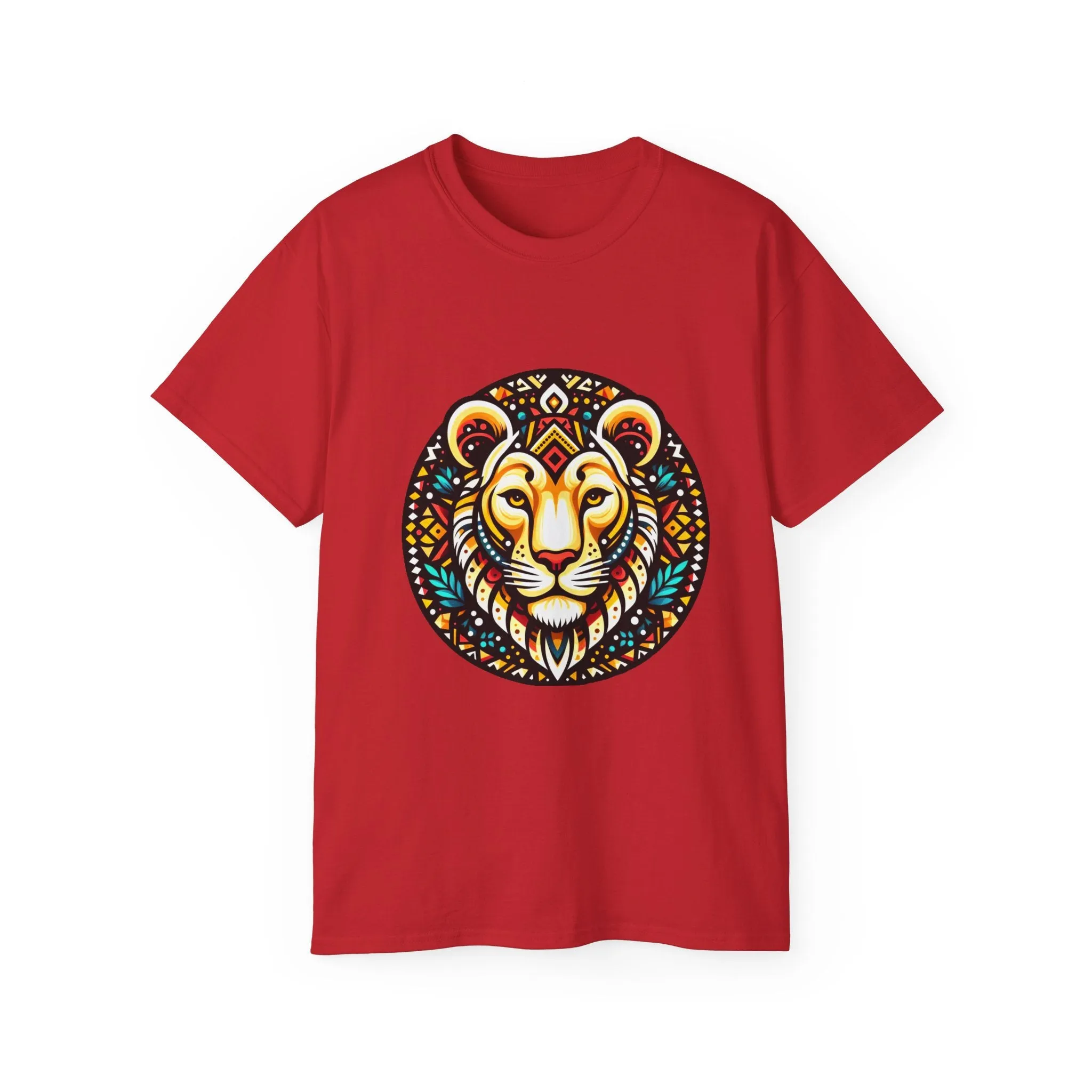 EXOTIC BIG CATS: Queen Lioness-B. / Unisex Graphic Tee Shirt