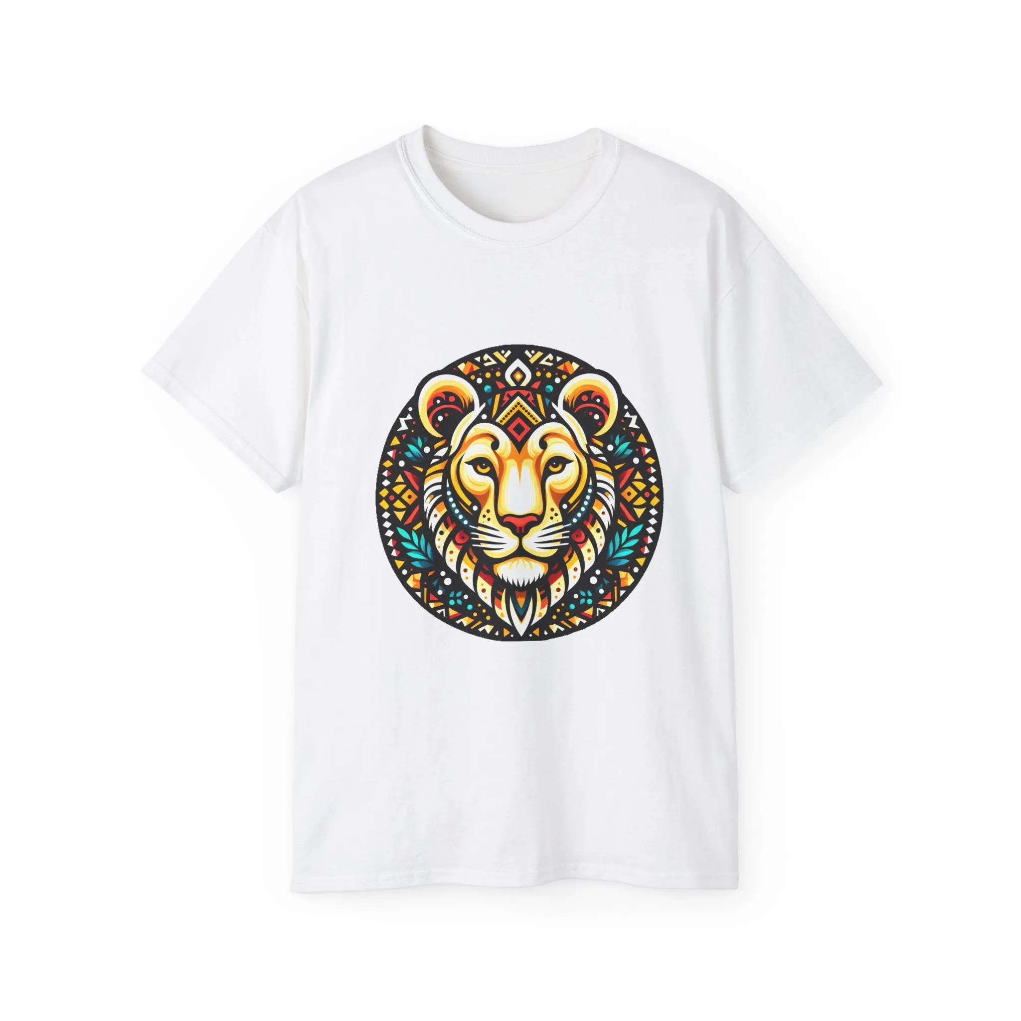 EXOTIC BIG CATS: Queen Lioness-B. / Unisex Graphic Tee Shirt