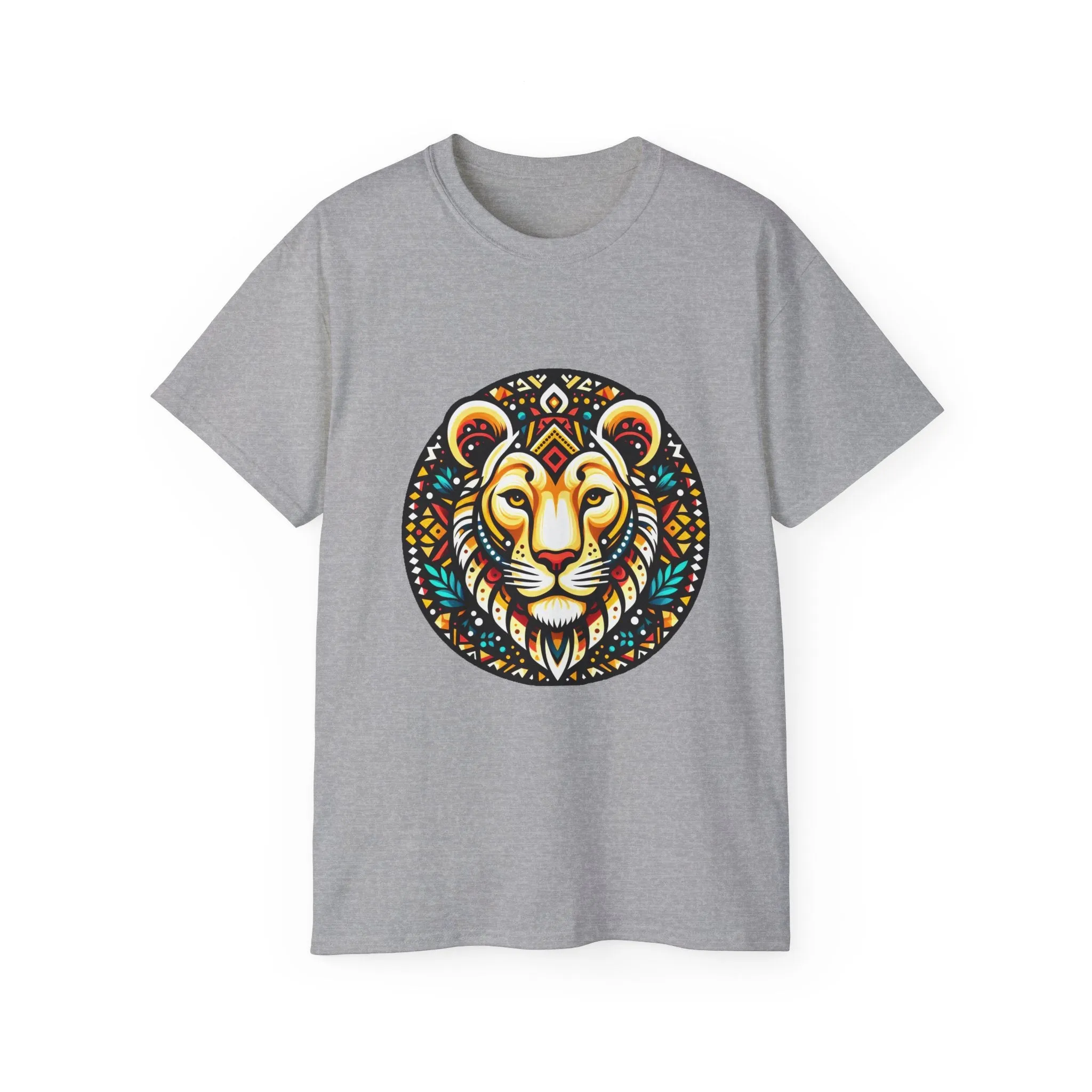 EXOTIC BIG CATS: Queen Lioness-B. / Unisex Graphic Tee Shirt