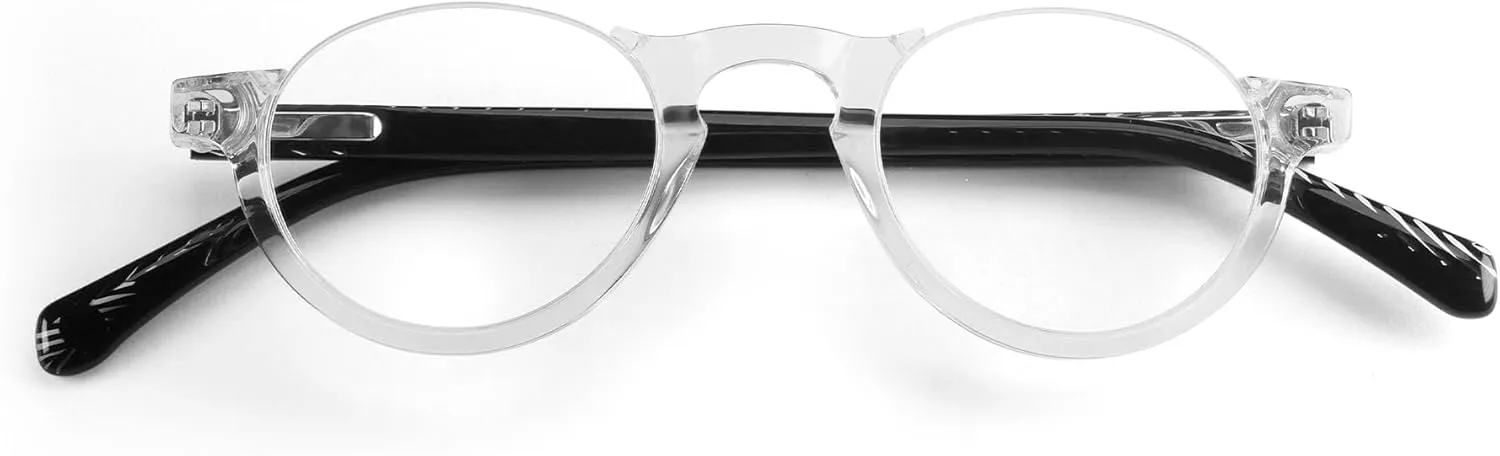 eyebobs - Vice Chair | Premium Reading Glasses for Men and Women | Half Rim Frame for Narrow Faces | Available in 0.0x - 4.0x