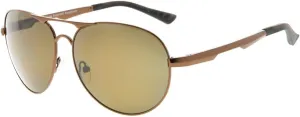 Eyekepper Pilot Style Polycarbonate Lens Polarized Metal Frame Spring Hinges Sunglasses