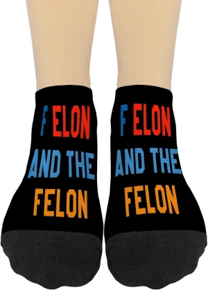 F Elons And The Felons Athletic Socks Women No Show Women Socks
