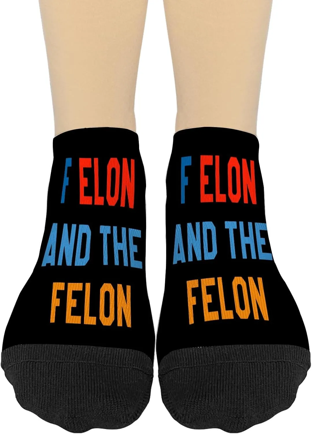 F Elons And The Felons Athletic Socks Women No Show Women Socks
