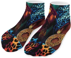 Fashion Black Woman Low Cut Ankle Socks Casual Liner Sock Pack Non Slip Invisible For Men Women