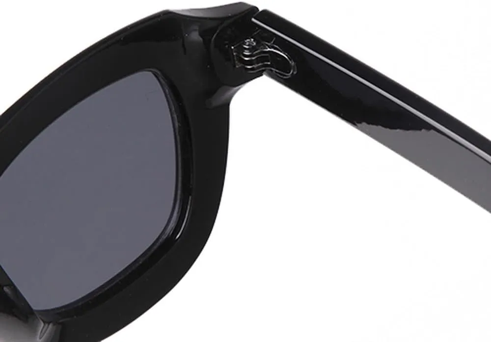 Fashion Orange Thick Sunglasses Women Men Trendy Colorful Sun Glasses