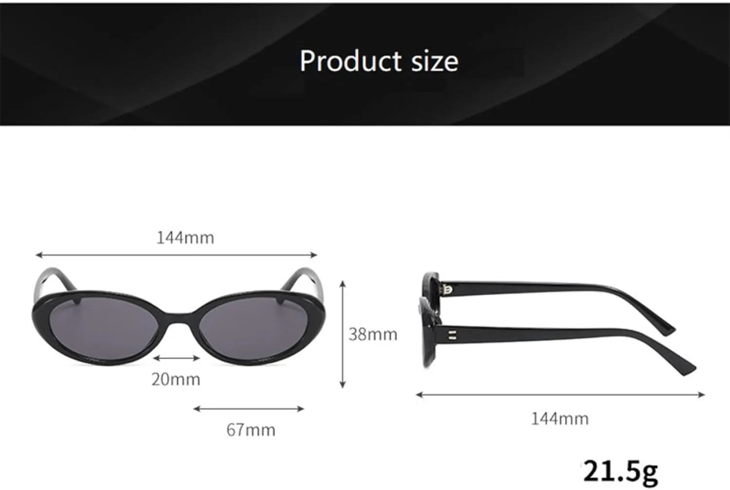 Fashion Oval Sunglasses Women Men Shades Retro Uv400