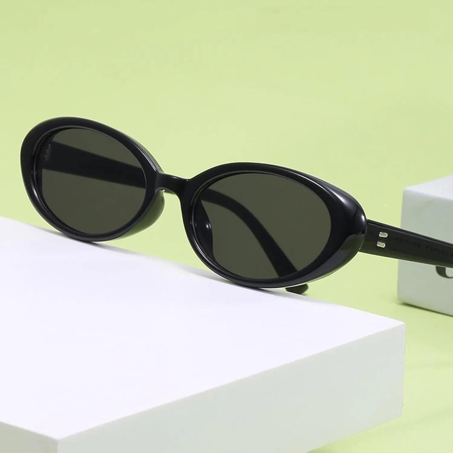 Fashion Oval Sunglasses Women Men Shades Retro Uv400