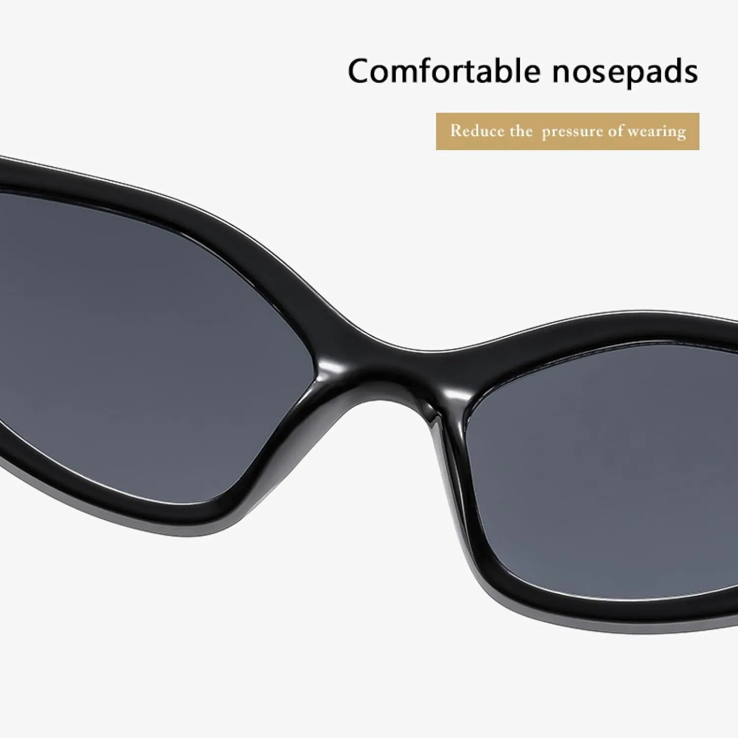 Fashion Polygon Cat Eye Women Sunglasses Vintage Uv400 Men