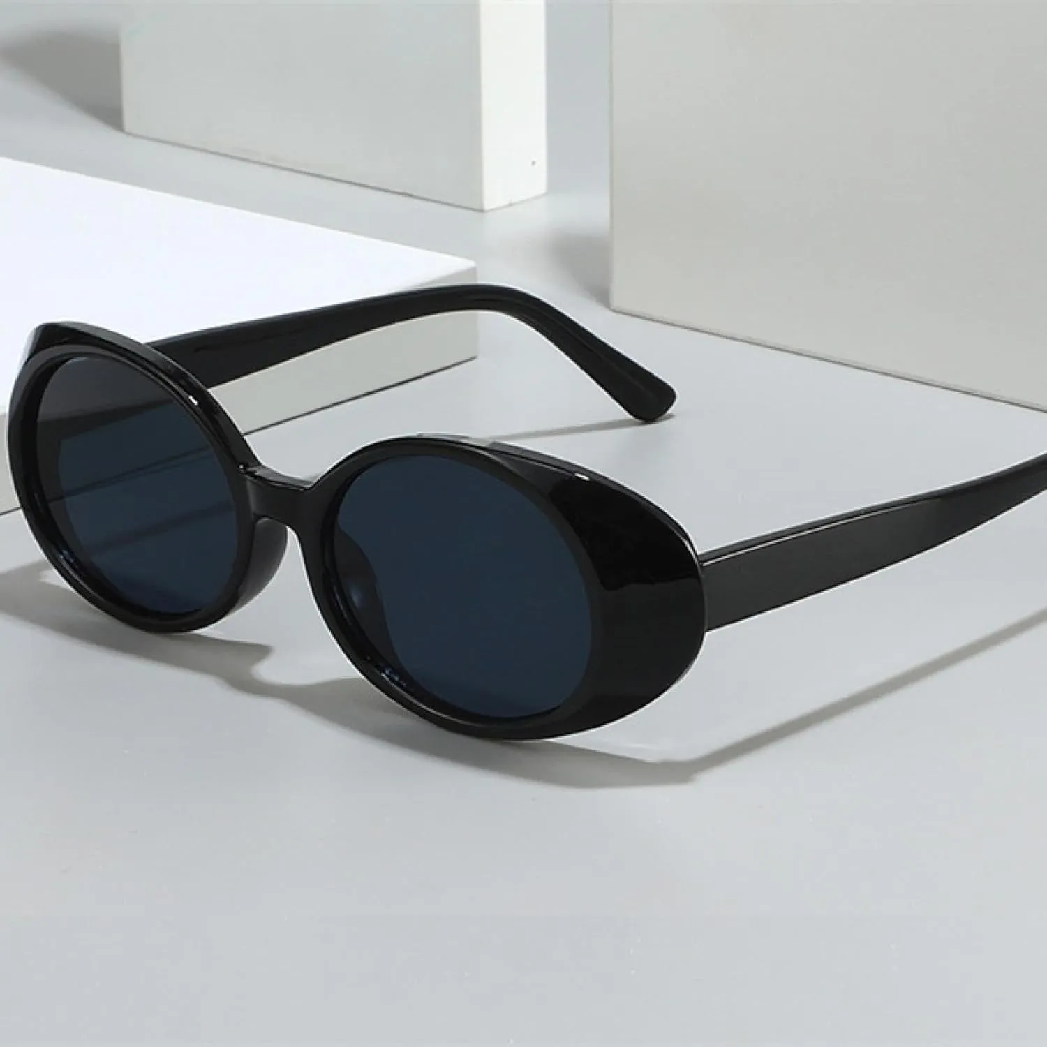 Fashion Punk Round Women Sunglasses Outdoor Uv400 Gradient Men Retro Candy Flower Color
