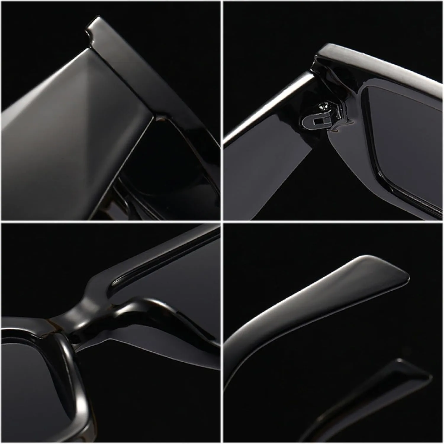 Fashion Rectangle Sunglasses Women Retro Shades Uv400