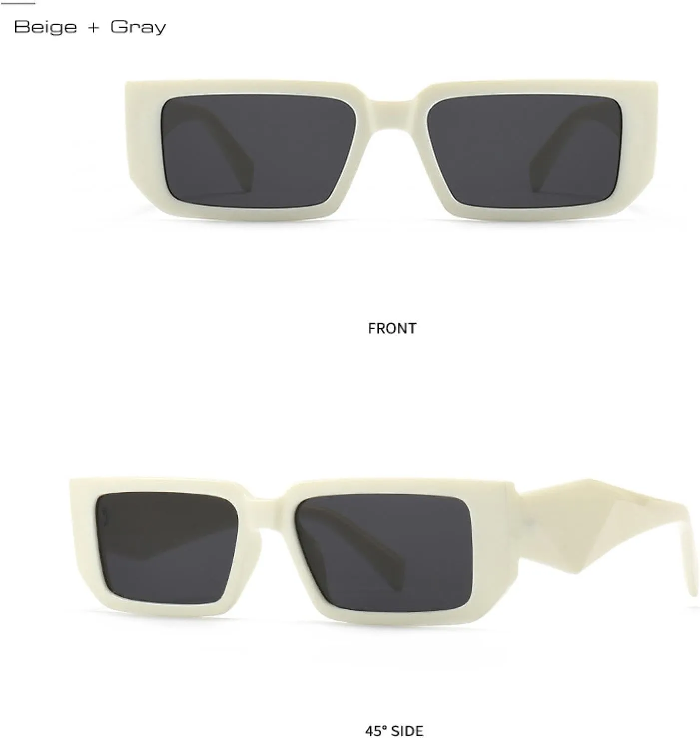 Fashion Rectangle Sunglasses Women Retro Shades Uv400