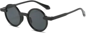 Fashion Round Sunglasses for Women Trends Multicolor Punk Uv400 Female
