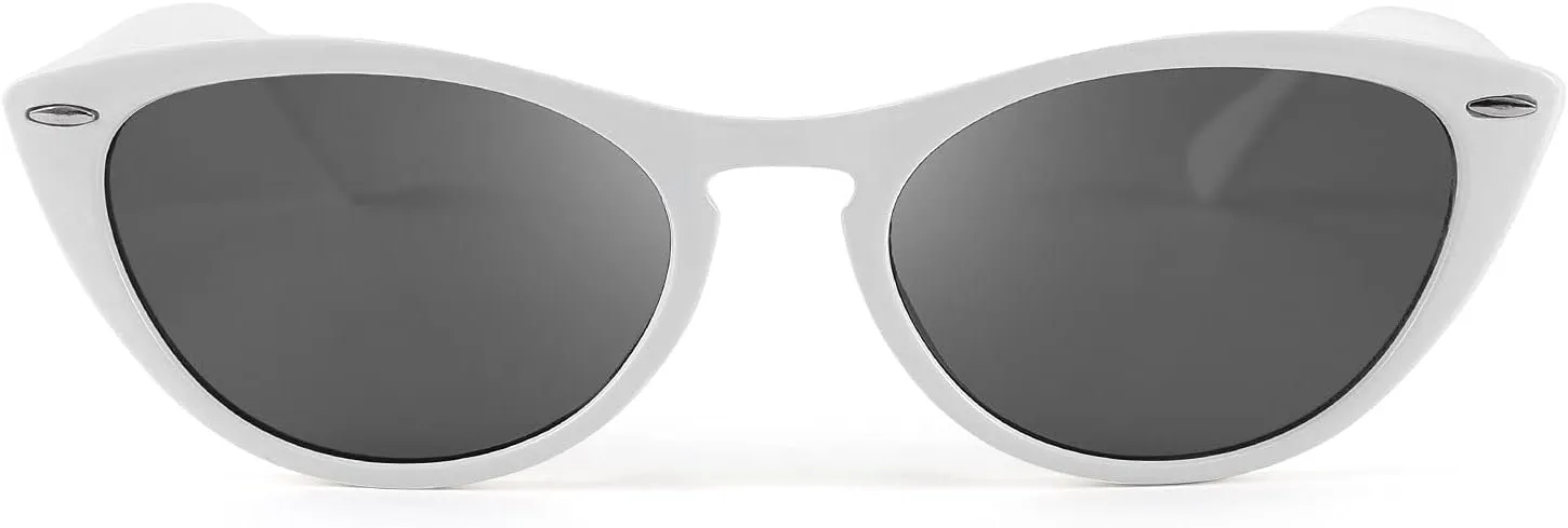 FEISEDY Retro Cat Eye Sunglasses Women Men Vintage Small Cateye UV400 Sunglasses B2617
