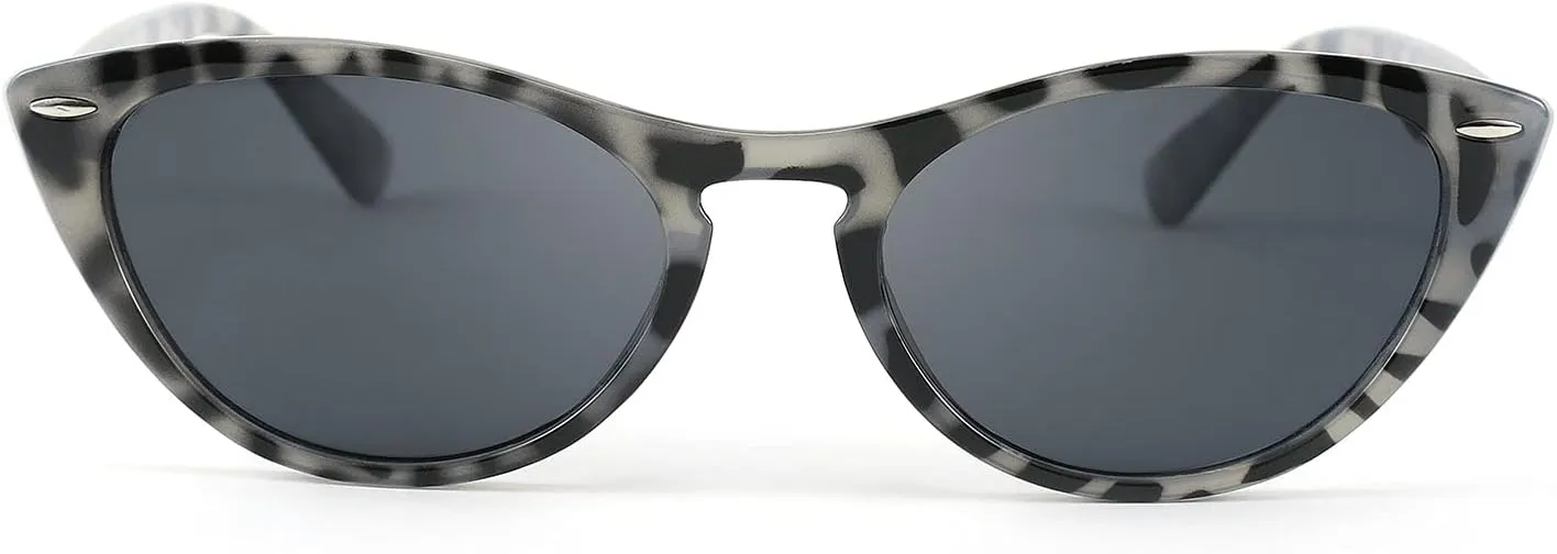 FEISEDY Retro Cat Eye Sunglasses Women Men Vintage Small Cateye UV400 Sunglasses B2617