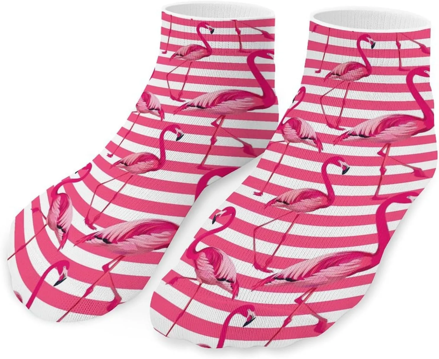 Flamingo Ankle Socks Breathable Low Cut Sports Socks Casual No Show Sock for Women Men