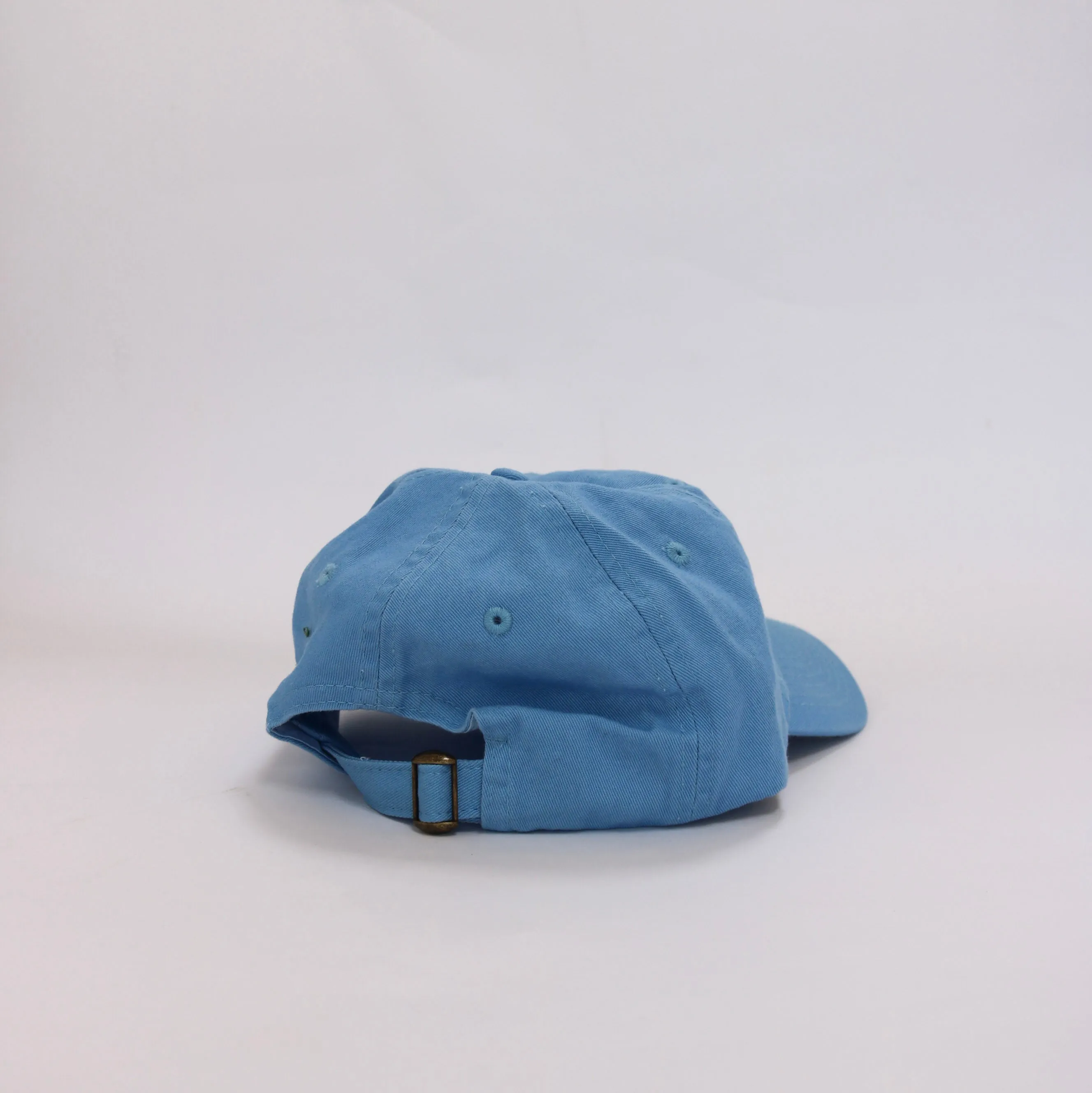 Floral Letter F Dad Hat (Sky Blue)